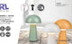 Rl live your light reality lennon - lampe de table - vert olive - incl. 1x smd 2w - rechargeable - lampe d'extérieur - dimmable - éclairage extérieur - ip44