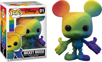 Disney Funko Mickey Mouse – Pop ! fierté mickey mouse (rnbw) figurine de collection 9 cm - arc-en-ciel