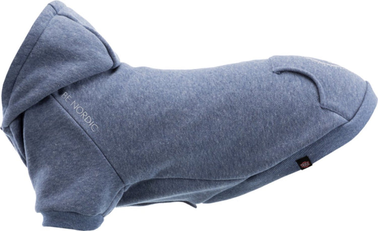 Trixie be nordic - pull pour chien - sweat à capuche Flensburg - bleu - 62 cm