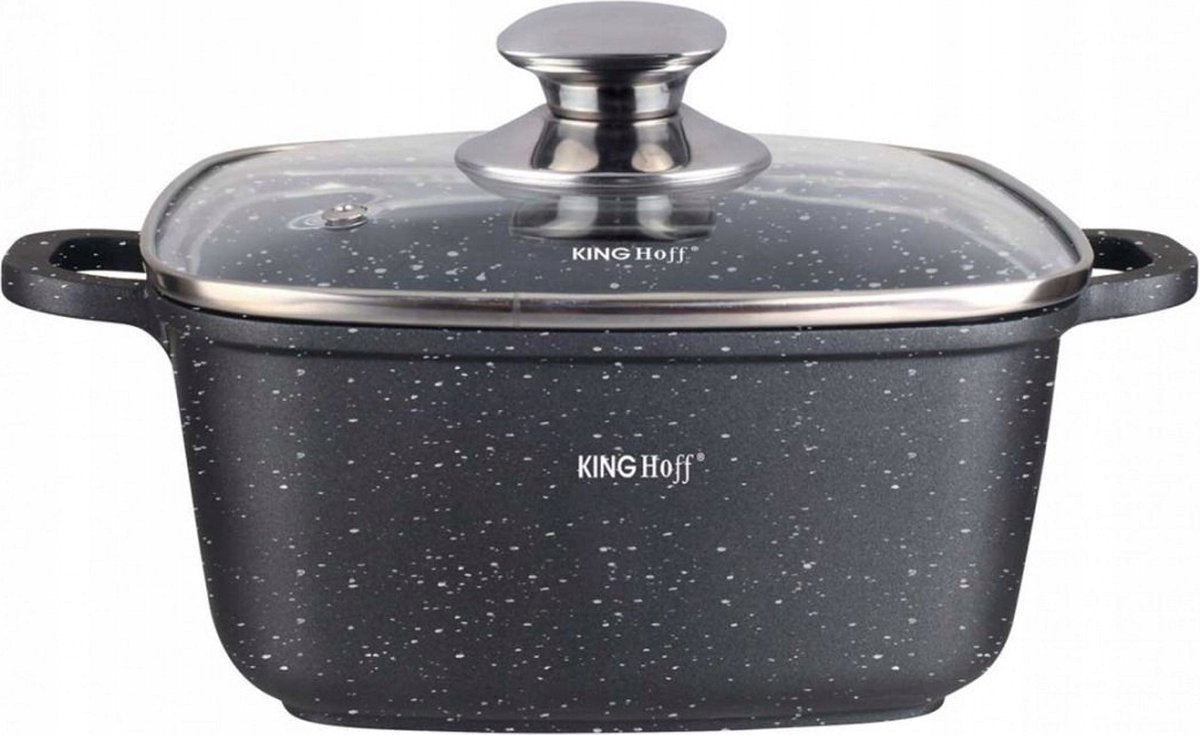 Kinghoff 1603 - poêle - carrée - 24 cm - 4,5 litres