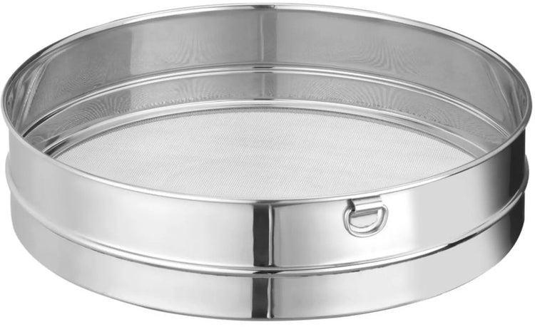 Tamis de boulanger Hendi - acier inoxydable - maille fine - passe au lave-vaisselle - ø 30,8 cm