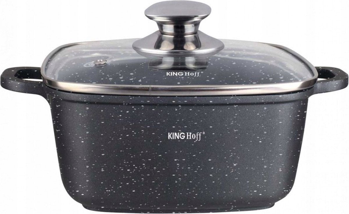 Kinghoff 1605 - poêle - carrée - 28 cm - 6,5 litres