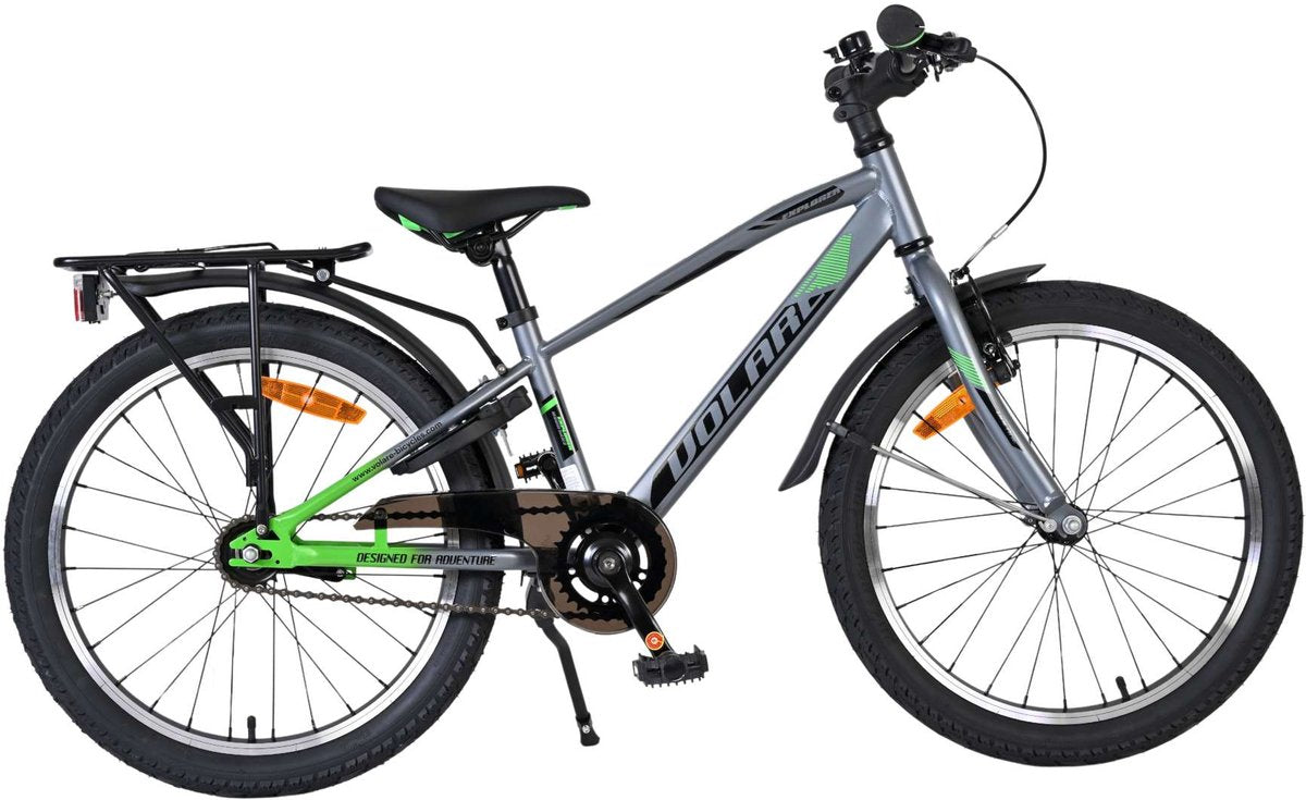 Vélo enfant Volare explorer - garçons - 20 pouces - gris foncé