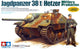 Tamiya maquette véhicule militaire - 35285 chasseur de chars allemand 38to Hetzer avec 1 figurine en plastique - 1:35 - maquette