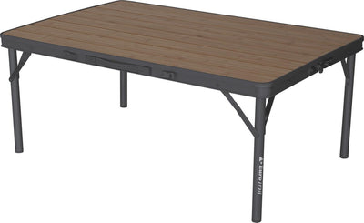 Table de camping Eurotrail balazuc - plateau 100% bambou - 90x60x70 33cm