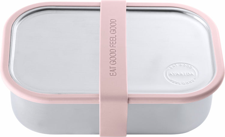 Aya ida aya ida - lunch box - boîte de rangement - à emporter - pain - 1000ml - rose tendre