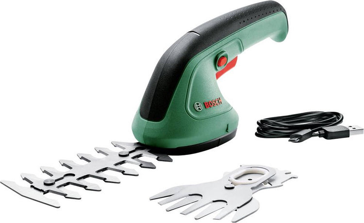 Coupe-herbe Bosch easyshear - lame de cisaille à arbustes (12 cm) - lame de cisaille à gazon (8 cm)