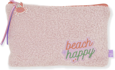 Trousse Kangaro - beach happy - nounours rose - 24x15cm - k-pm320035