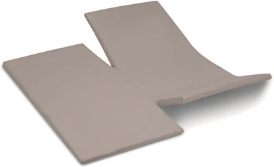 Week-end Cendrillon - surmatelas double fente (jusqu'à 15 cm) - coton - 180x200 cm – taupe