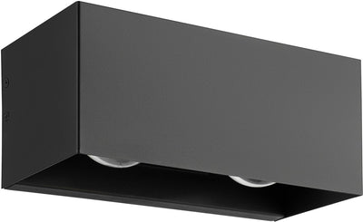 Applique d'extérieur Eglo lesmo - LED - 24 cm - noir