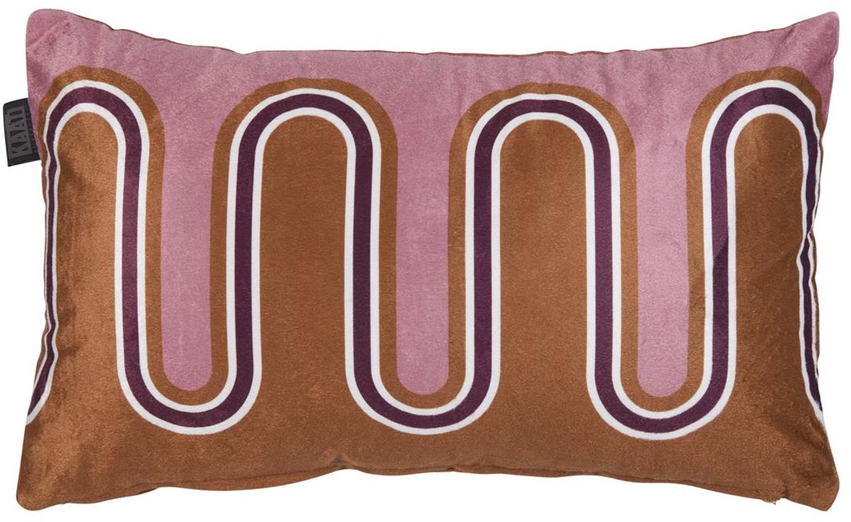 Coussin décoratif Kaat amsterdam shirley - 30x50 cm - rouge brique