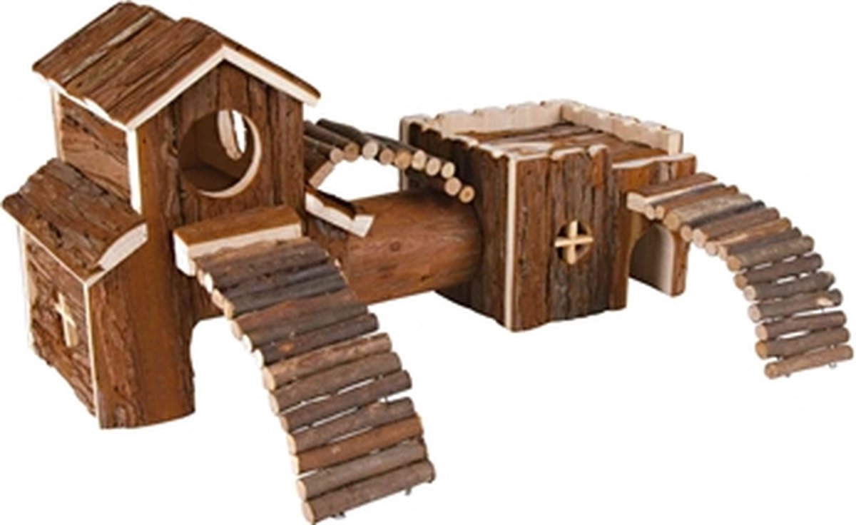 Système de tunnel Frida Natural Living Trixie, 47 × 22 × 15 cm