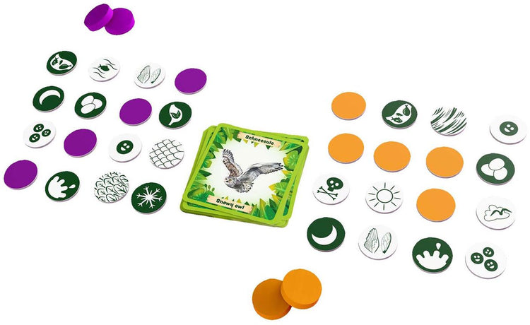 Jeu Haba - jeu de bingo éducatif sur les animaux du monde entier pour les enfants.