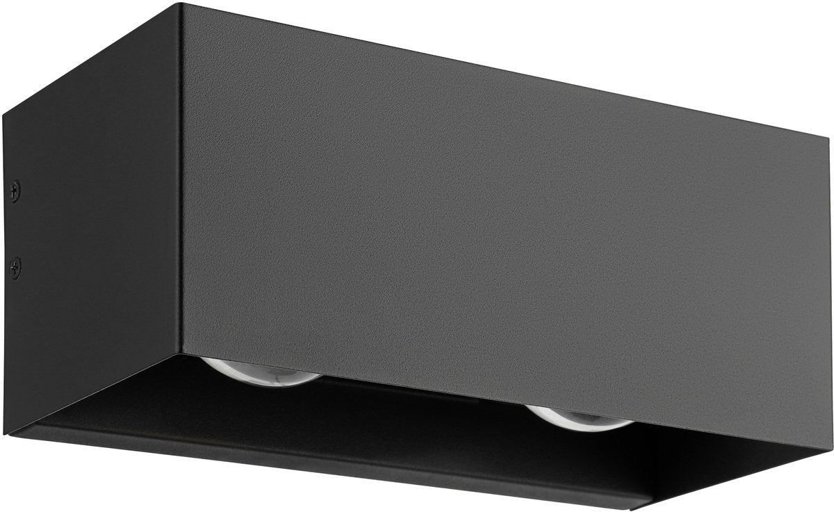Applique d'extérieur Eglo lesmo - LED - 24 cm - noir