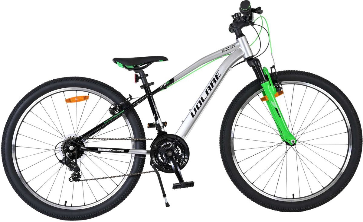 Vélo pour enfants Volare boost - 26 pouces - vert argenté - 21 vitesses