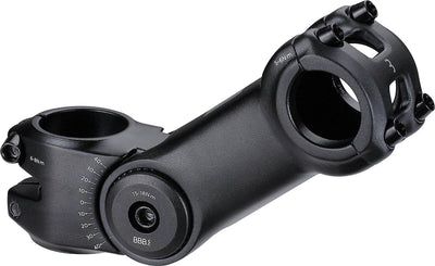 Potence de vélo Bbb cycling highsix 110 mm – potence réglable -40° +40° angle – guidon 25,4 mm – noir – bhs-28