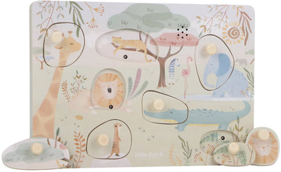 Puzzle sonore Little Dutch FSC - Safari Friends