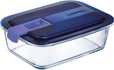 Luminarc easy box - 122cl - rectangulaire avec couvercle