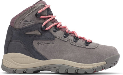 Columbia chaussures de randonnée imperméables newton ridge plus amped pour femme - stratus, canyon rose