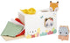 Janod - pure - trieur de formes animaux avec tissus
