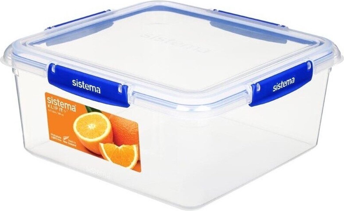 Sistema klip it + boîte de rangement - carrée - 5,5l