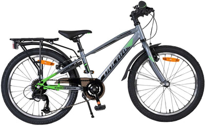 Vélo enfant Volare explorer - 20 pouces - gris foncé - 7 vitesses