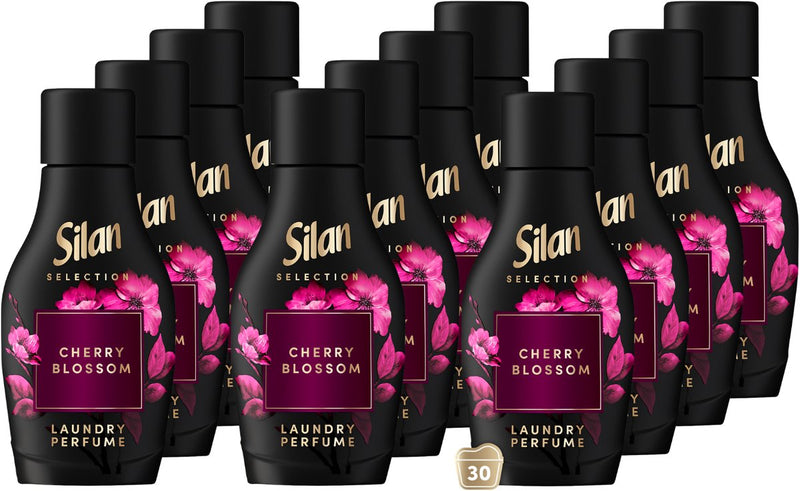 Adoucissant Silan - essences florales - fleur de cerisier 540ml - 12x 30 lavages - pack économique