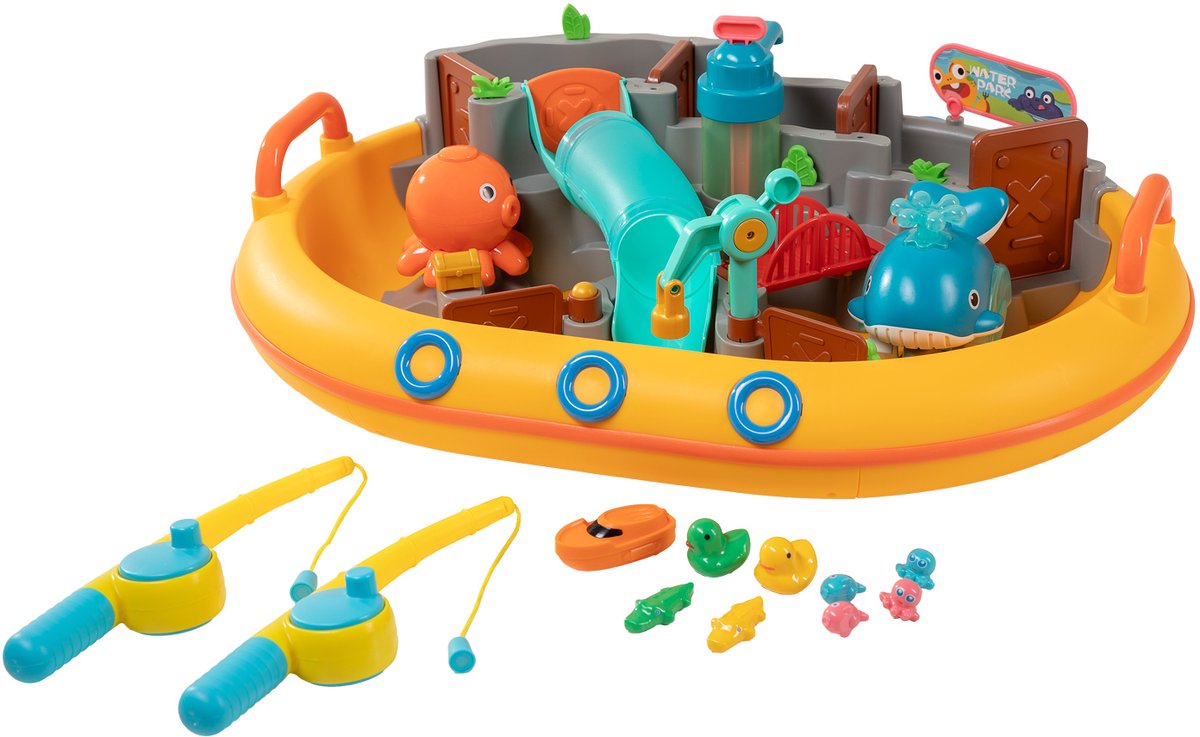 Parc aquatique ensemble avec 2 tiges