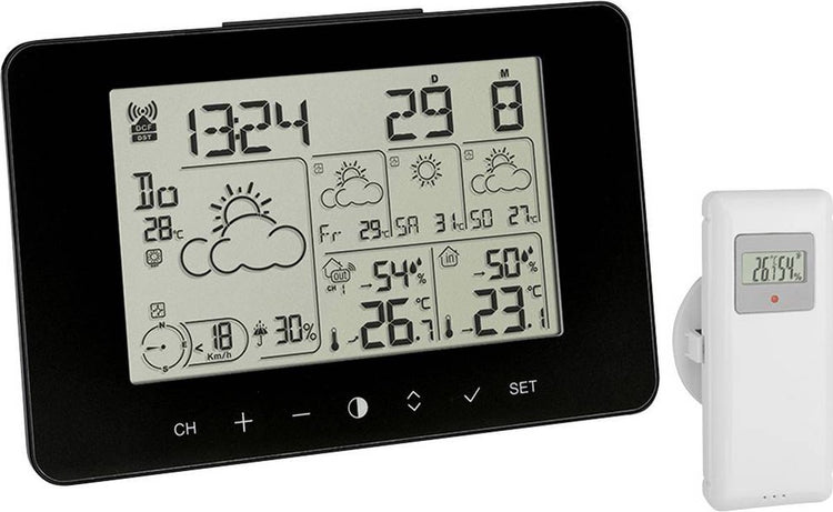 Tfa dostmann 35.1156.01 station météo sans fil prévisions pour 4 jours nombre de capteurs max.: 3 pièce(s)