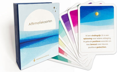 Pour cartes d'affirmation de positivité - affirmations positives - 60 cartes dans une boîte de rangement - cartes perspicaces - manifestation