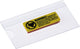 Porte-badge magnétique Europel – porte-cartes – 75 x 40 mm – badge nominatif – transparent – 24 pièces