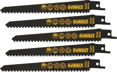 Accessoires Dewalt lame de scie alternative hcs 152x4.2mm bois et plastique, rapide avec finition fine - dt2362-qz