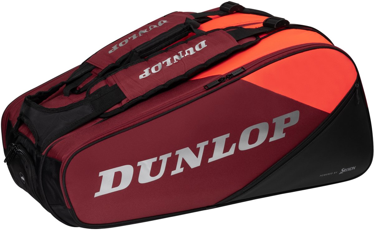 Dunlop - sac cx psa 12rkt - noir rouge - sac de squash