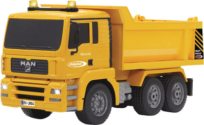 Homme de camion à benne basculante contrôlable Jamara - son de moteur réaliste - 1:20