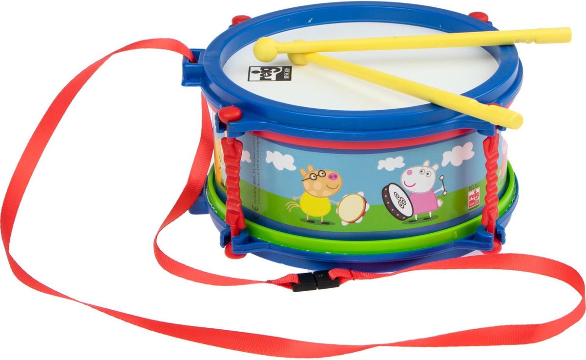 Tambour Peppa pig (8,50 x 19 x 19 cm)