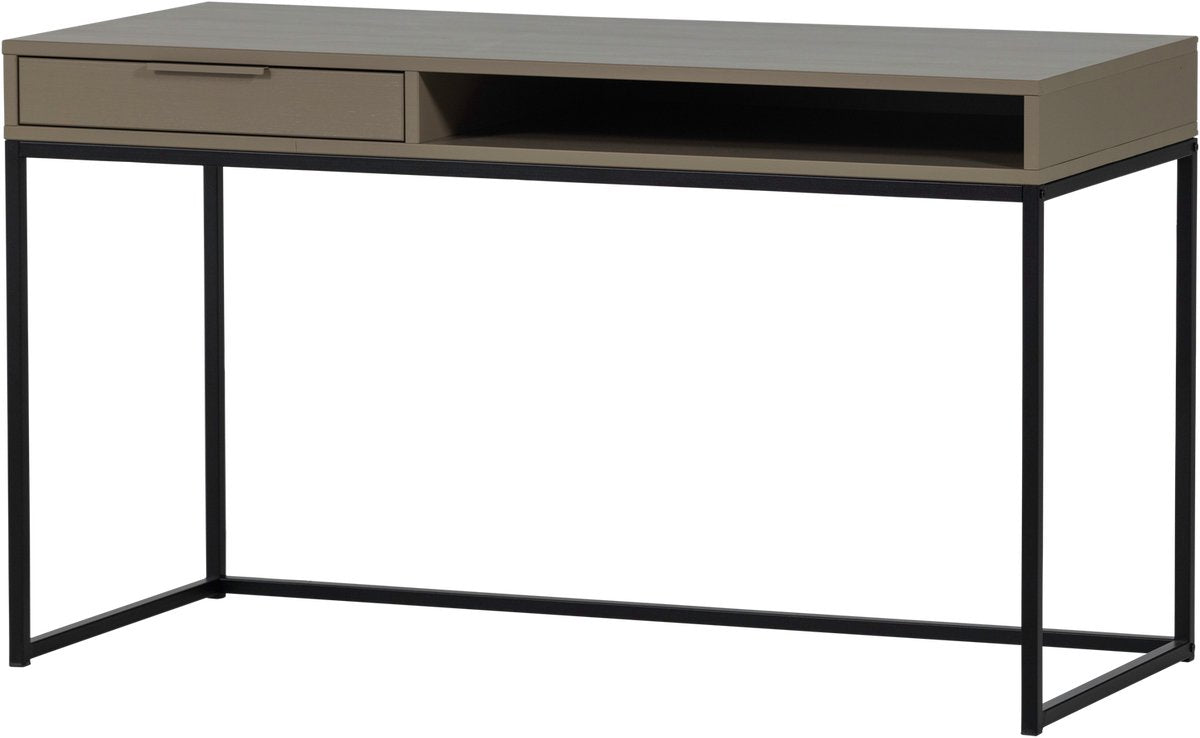 Bureau Woood nore - pin - boue - 75x130x58