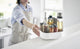 Support de rangement rotatif Yamazaki - tour - blanc