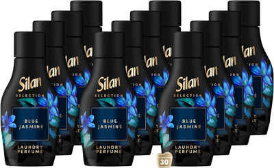 Adoucissant Silan - essences florales - jasmin bleu 540ml - 12x 30 lavages - pack économique