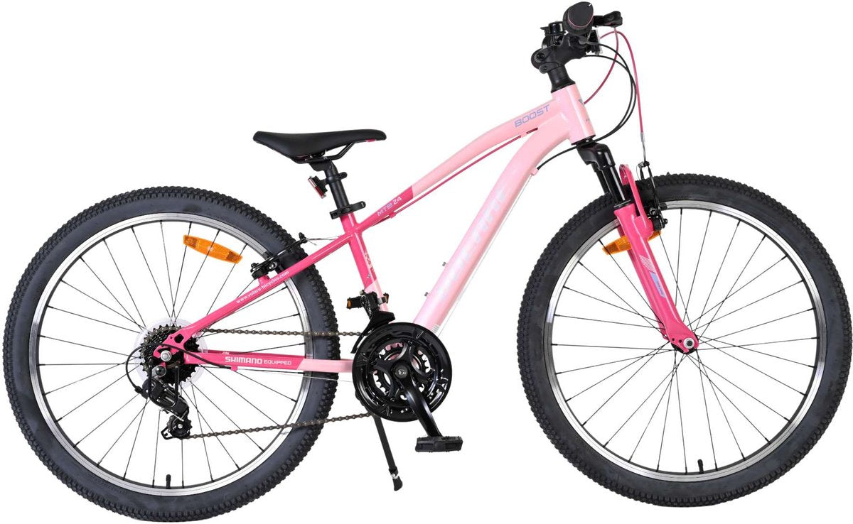 Vélo pour enfants Volare boost - 24 pouces - 21 vitesses - rose