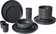 Bo-camp - industriel - vaisselle - patom - 16 pièces - anthracite