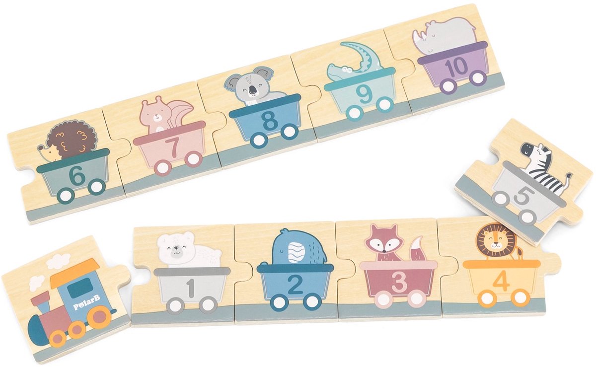 Puzzle numéro en bois Polarb ®