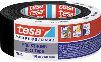 Tesa professional 1074589 - 66462 prostrdutapnoir50mx50mm | 6 pièces