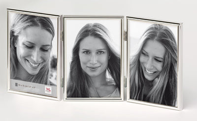 Walther design chloé - cadre photo - format photo 3x 13x18 cm - argent