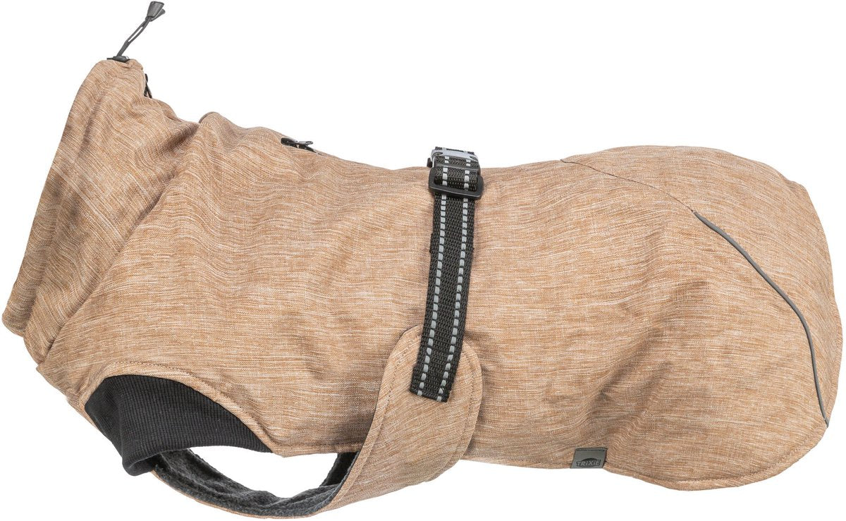 Manteau pour chien Trixie - polaire déperlante, couleur sable - longueur dos 40 cm