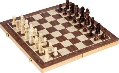 Goki Wooden Chess Damspel 2in1 magnétique