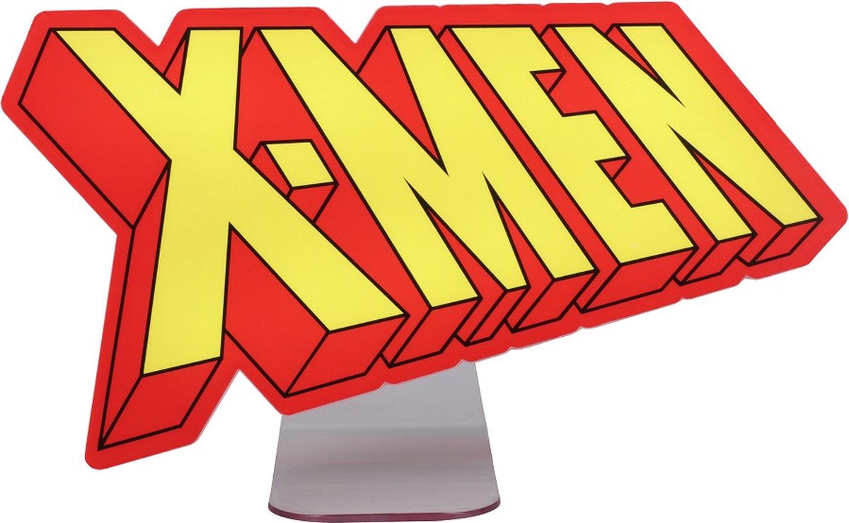 Paladone X-Men Logo Light – Lampe Marvel sous licence officielle, sur pied ou murale, décoration de chambre nostalgique pour les fans de X-Men '97-