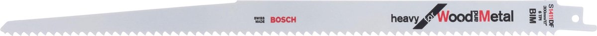 Bosch accessoires lame de scie alternative s 1411 df lourde pour bois et métal 25 pièces - 2608657562