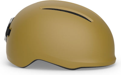 With vibe casque de vélo hommes femmes - casque de vélo e-bike adultes - vélo électrique - vélo de ville - taille l (58-61cm) - amande mat (marron)