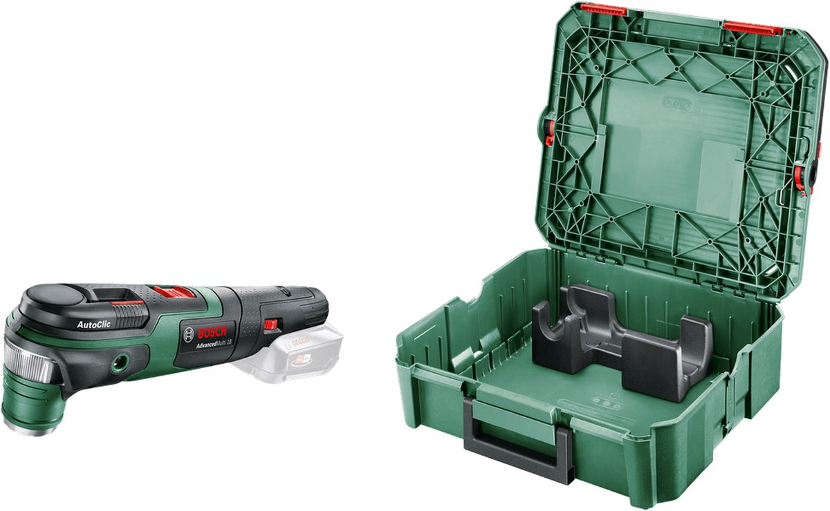 Outil multifonction Bosch green advanced multi 18 + systembox | 18v | excl. batterie et chargeur - 0603104002