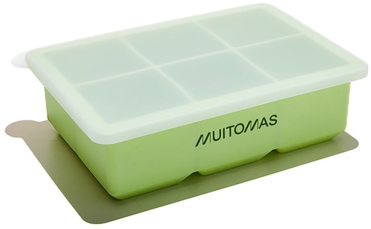 Bac à glaçons Muitomas - silicone - design élégant - réutilisable durable - vert